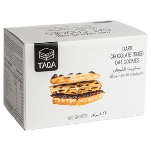 Taqa Oat Cookies Dark Chocolate Mixed 40G X4