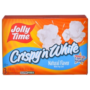 Jolly Time Microwave Popcorn Natural 297G