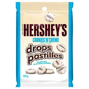 Hershey's Cookies N Cream Choco Drops 104G