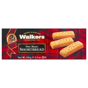 Walkers Pure Butter Shortbread Fingers 150G