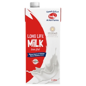 Al Ain Farms Long Life Milk Low Fat 1L