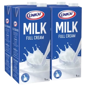 Unikai Uht Full Cream Milk 1L X 4