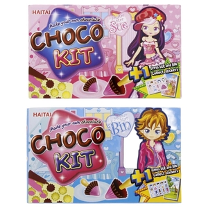 Haitai Chocolate Biscuit Kit Pink Blue 46.3G