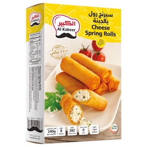 Al Kabeer Frozen Cheese Spring Rolls 240G