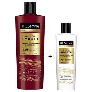 Tresemmé Keratin Smooth Shampoo 400Ml & Conditioner 180Ml
