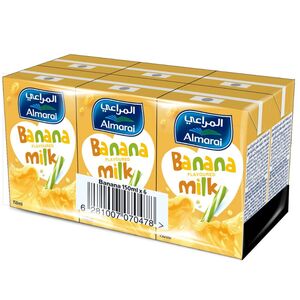 Almarai Nijoom Milk Tetra Banana 150Ml X6