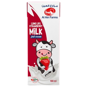 Al Ain Farms Long Life Strawberry Milk 180Ml
