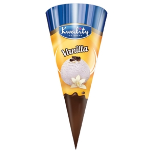 Kwality Ice Cream Vanilla Cone 110Ml