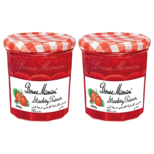 Bonne Maman Jam Strawberry 370G X2