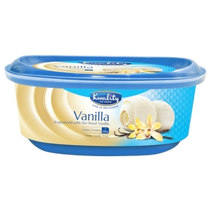 Kwality Vanilla Ice Cream 1L