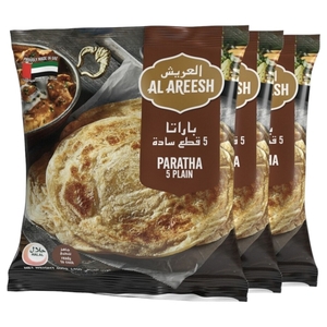 Al Areesh Frozen Plain Paratha 5 Pieces 400G