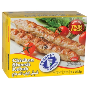 Freshly Foods Frozen Chicken Sheesh Kebab 245G X 2