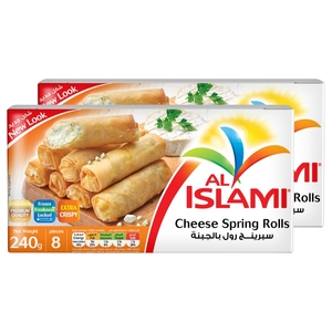Al Islami Frozen 8 Cheese Spring Rolls 240G X 2