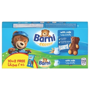 Barni Cake Bars Milk 30G X 12