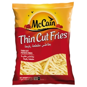 Mccain French Fries Thin Cut 2.5Kg