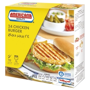 Americana 24 Chicken Burgers 1344G