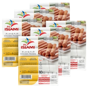 Al Islami Frozen Chicken Franks 340G X 6