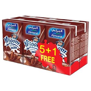 Almarai Nijoom Chocolate Milk 150Ml 5 + 1