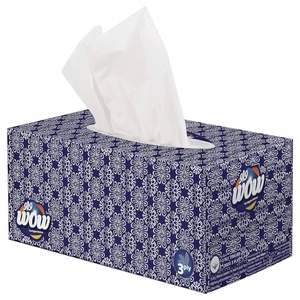 Wow Facial Tissue Premium 200 Sheet