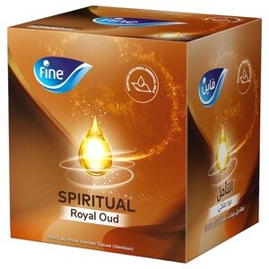 Fine Facial Tissue Oud Square 2Ply 100 Sheets