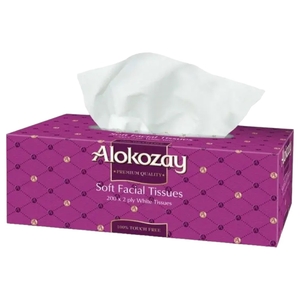 Alokozay Soft Facial Tissue 2Ply 150 Pieces