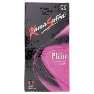 Kamasutra Condoms Plain Sensitive Smooth 12 Pieces