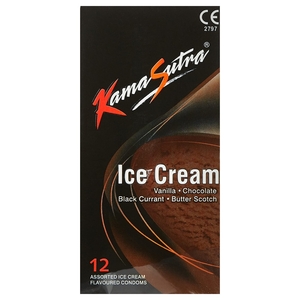 Kamasutra Condoms Ice Cream 12 Pieces