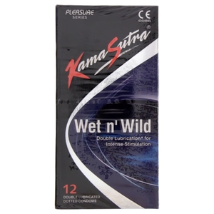 Kamasutra Condoms Wet & Wild 12 Pieces