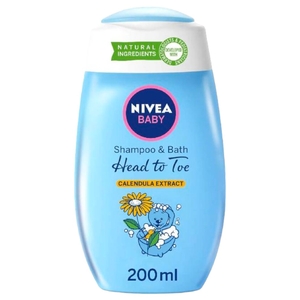 Nivea Baby Shampoo & Bath Head To Toe 200Ml