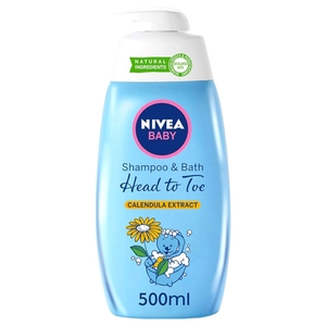 Nivea Baby Shampoo & Bath Head To Toe 500Ml