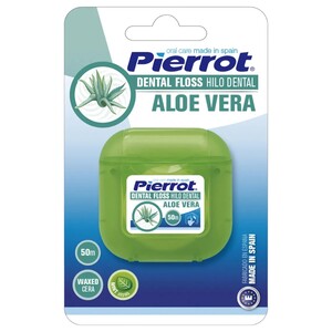 Pierrot Dental Floss Aloe Vera Waxed 50M