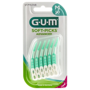 G.U.M Tooth Soft Picks Advanced 30 Pieces