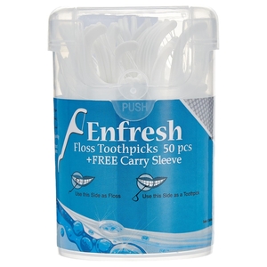 Enfresh Floss Toothpick 50 Pieces