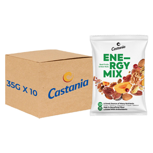 Castania Energy Mix Real Fruits & Raw Nuts 35G X10