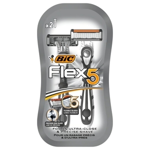 Bic Disposable Flex 5 Razor 2 Pieces