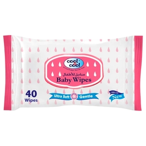 Cool & Cool Baby Wipes Ultra Soft 40'S