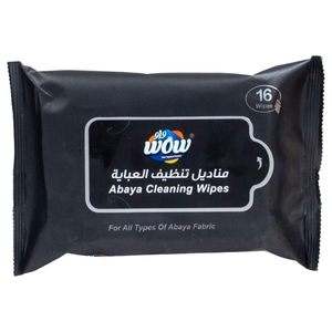 Wow Abaya Cleaning Wipes 16 Sheets