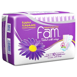 Fam Feminine Napkin Folded Super Wings 10 Pieces
