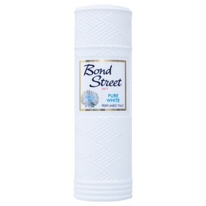 Bond Street Perfumed Talc Pure White 125G