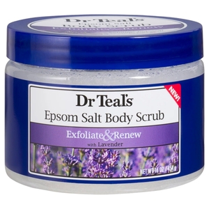 Dr Teal's Body Scrub Epsom Salt Lavender 454G