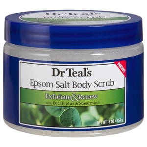 Dr Teals Body Scrub Epsom Salt Eucalyptus & Spearmint 454G