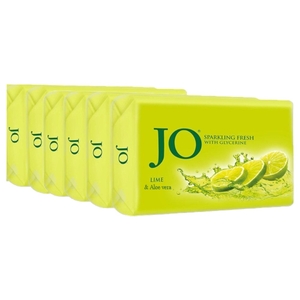 Jo Soap Lime & Aloe Vera 125G X 6
