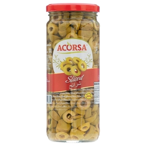 Acorsa Green Olives Sliced 470G