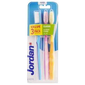 Jordan Classic Toothbrush Hard 2 + 1