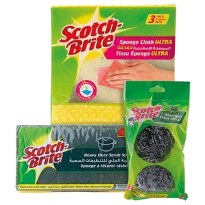 Scotch Brite Sponge Cloth 3+2 Spiral + 3 Laminate