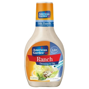 American Garden Lite Ranch Dressing 70% Less Fat 473Ml