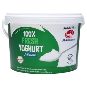 Al Ain Farms Fresh Yoghurt Full Cream 4Kg