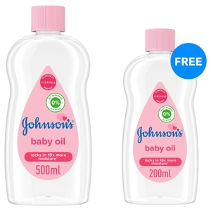 Johnson's Baby Oil 200Ml + 500Ml
