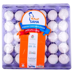 Saha White Fresh Eggs Large 30 Pieces