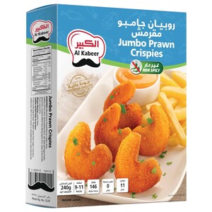Al Kabeer Frozen Jumbo Prawn Crispies 240G